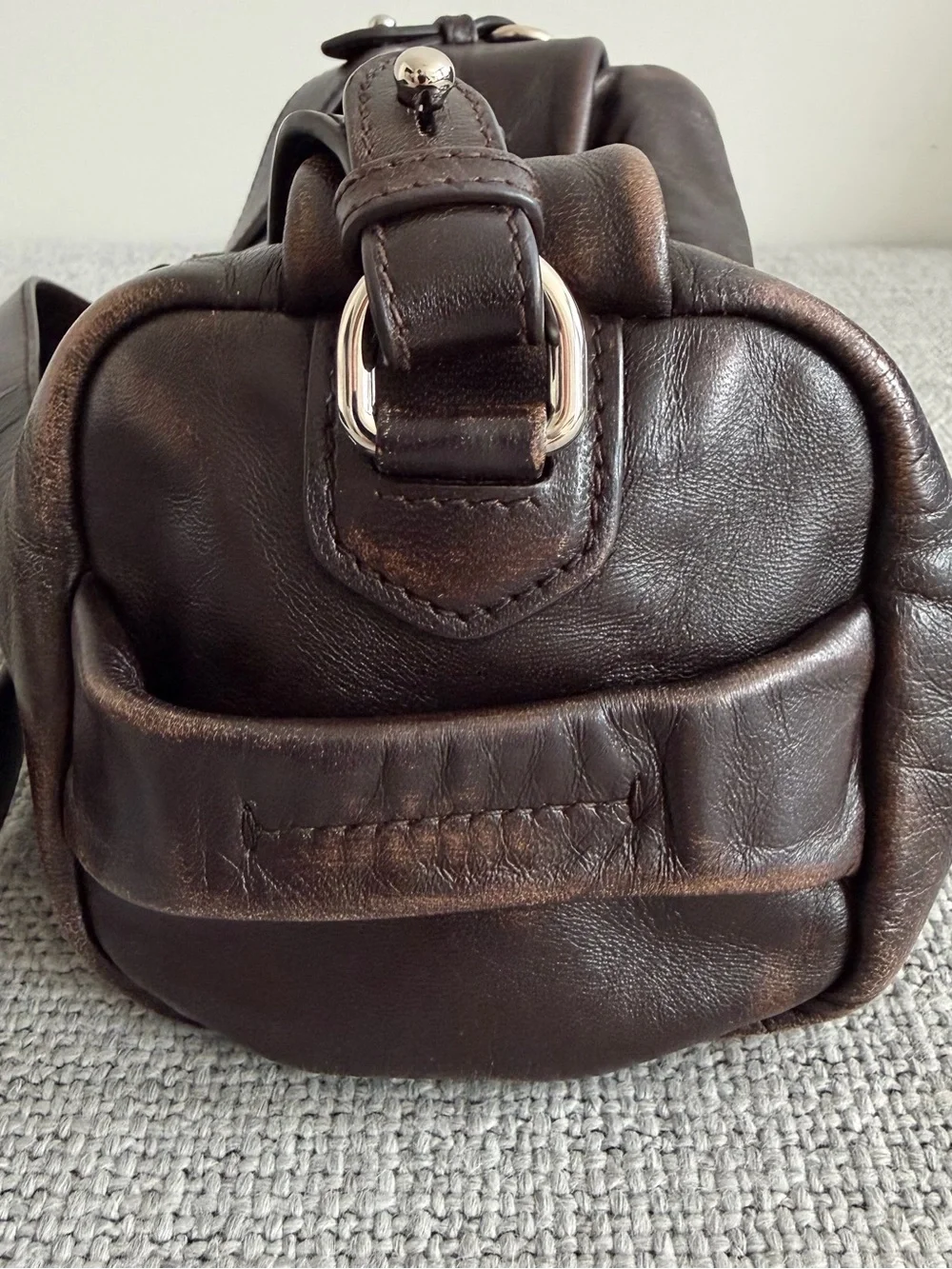Prada Nappa Leather Shoulder Bag